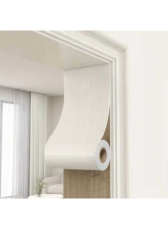 Wood Grain Self Adhesive Door Frame Edge Tape 40x500cm Repair Strip For Home Decor - Image 1
